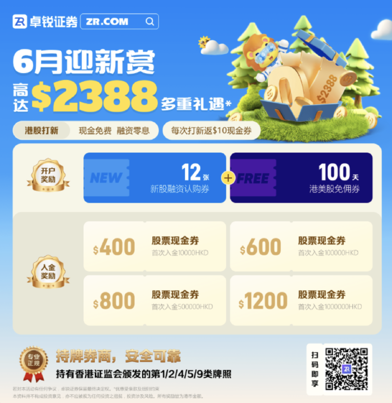 Featured image of post 香港卓锐证券取消提供存量证明,内地用户轻松开户港股打新